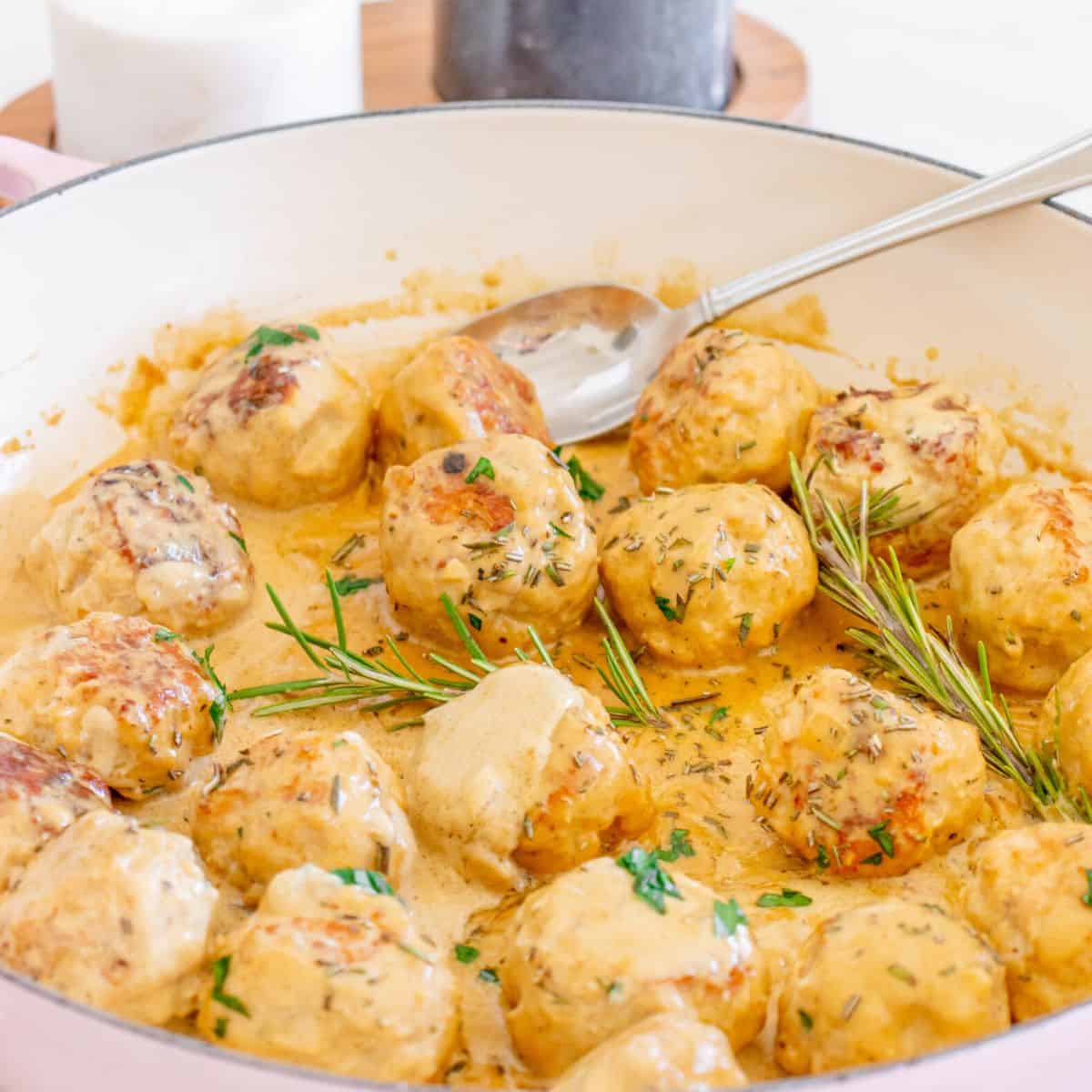 Maple Dijon Turkey Meatballs