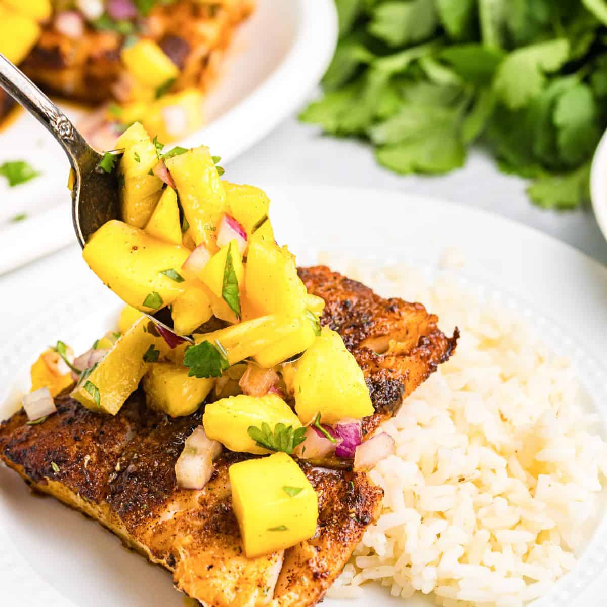 Easy Blackened Cod