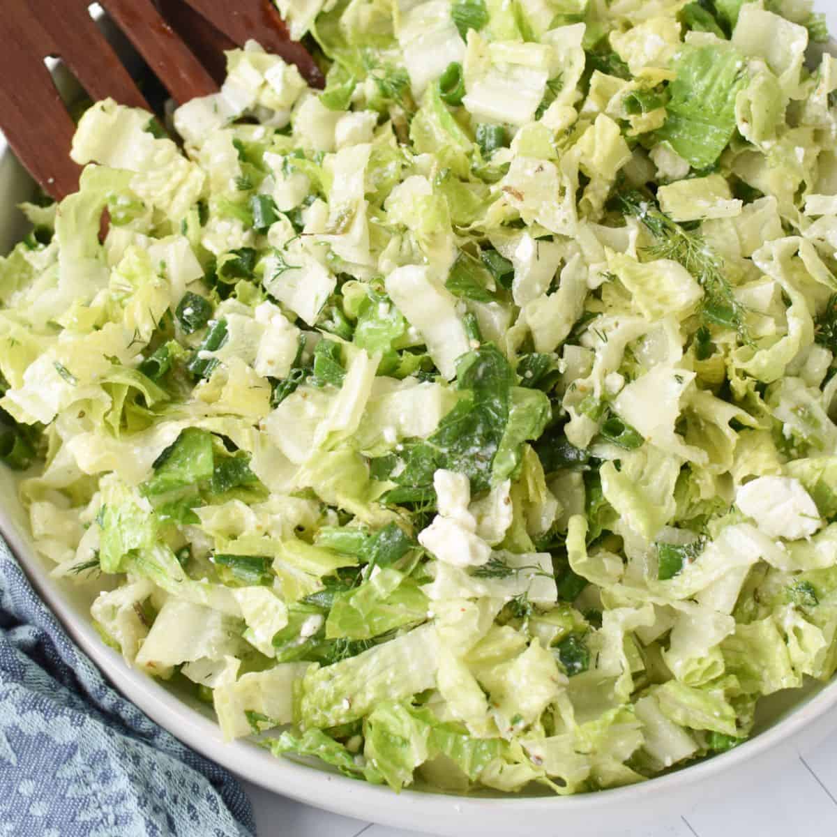 Maroulosalata (Greek Lettuce Salad)