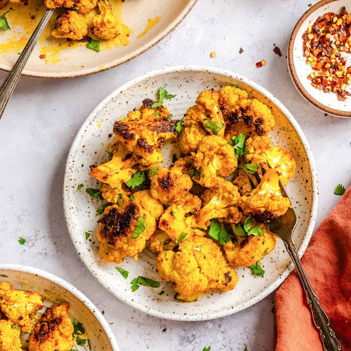 Turmeric Roasted Cauliflower