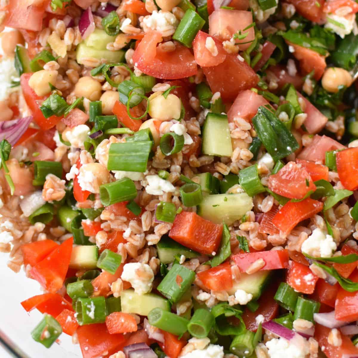 Mediterranean Farro Salad