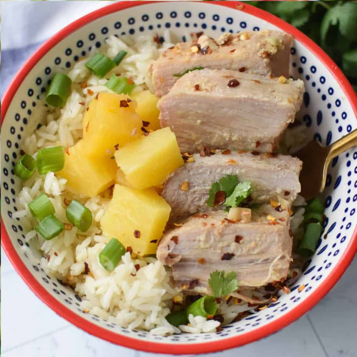 Slow Cooker Pineapple Pork Loin