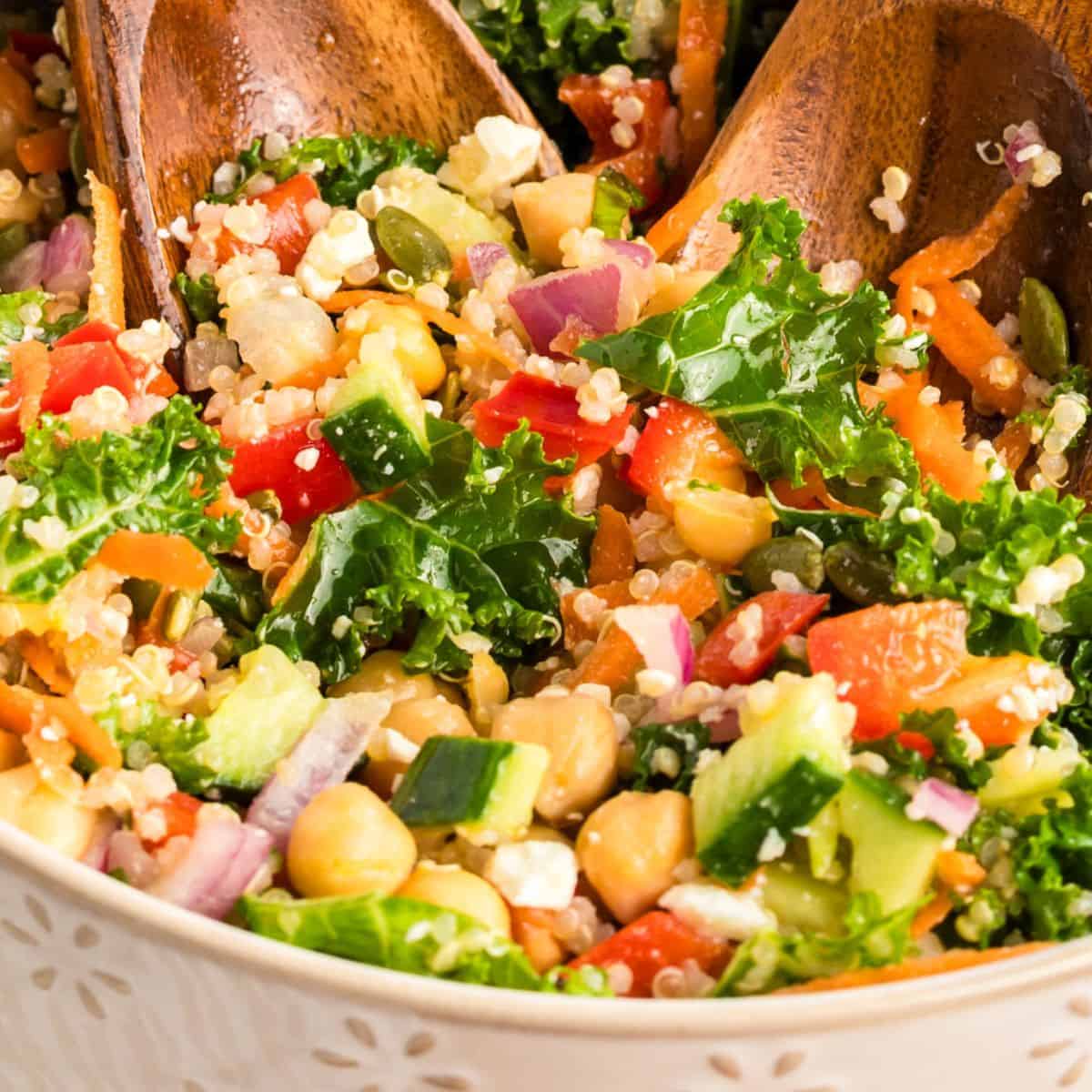 Kale Chickpea Salad