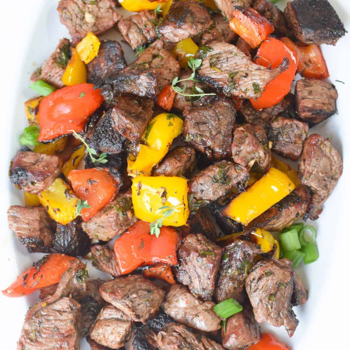Mediterranean Steak Bites