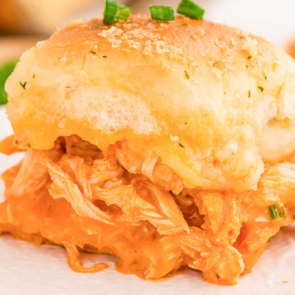 Easy Buffalo Chicken Sliders