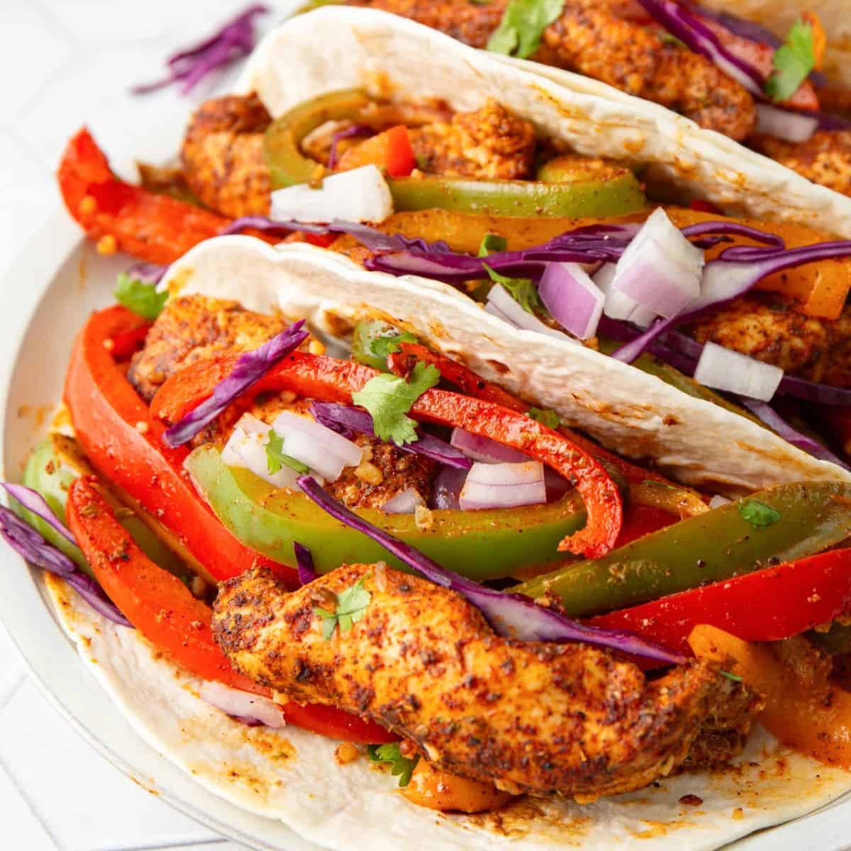 Sheet Pan Chicken Fajitas