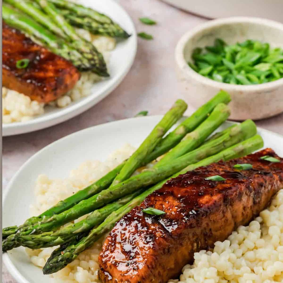 Bourbon Glazed Salmon