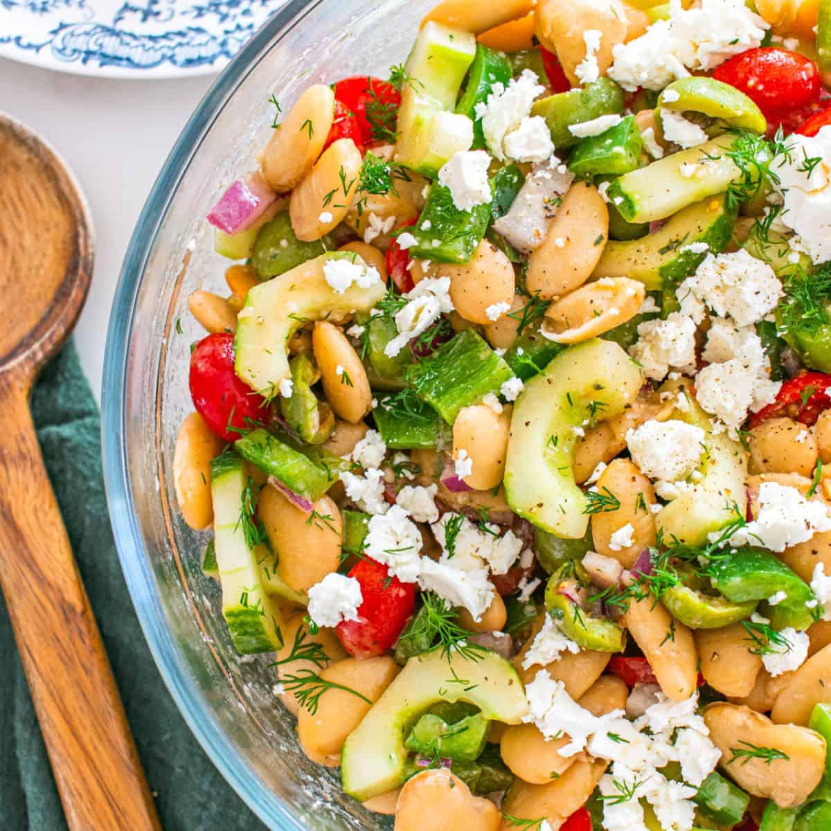 Greek Butter Bean Salad