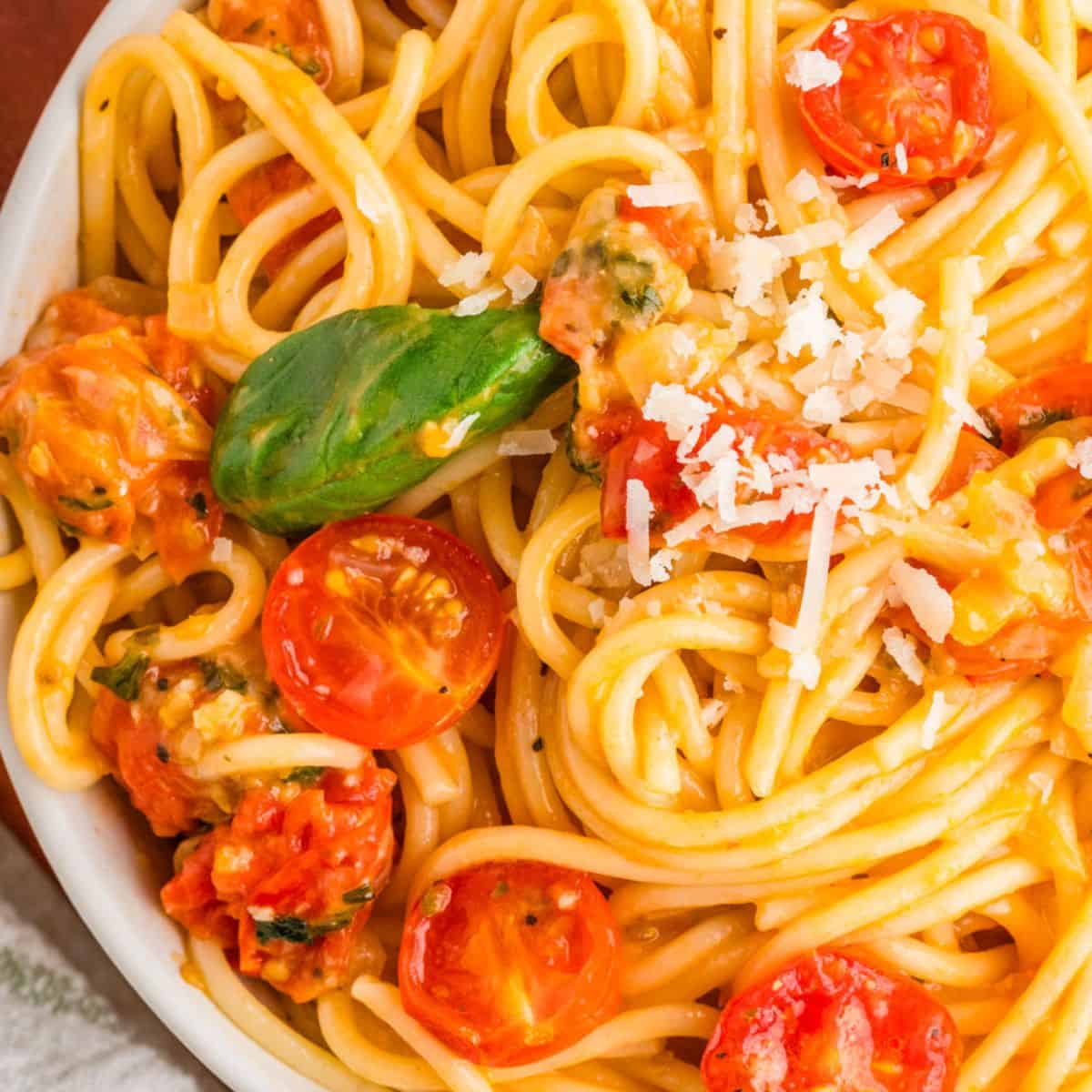 Cherry Tomato Basil Pasta